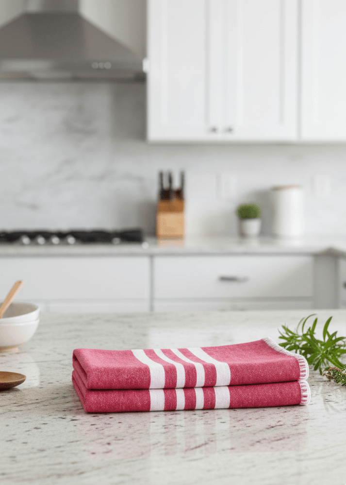 FARMHOUSE HAND TOWEL , WITHOUT FRINGES