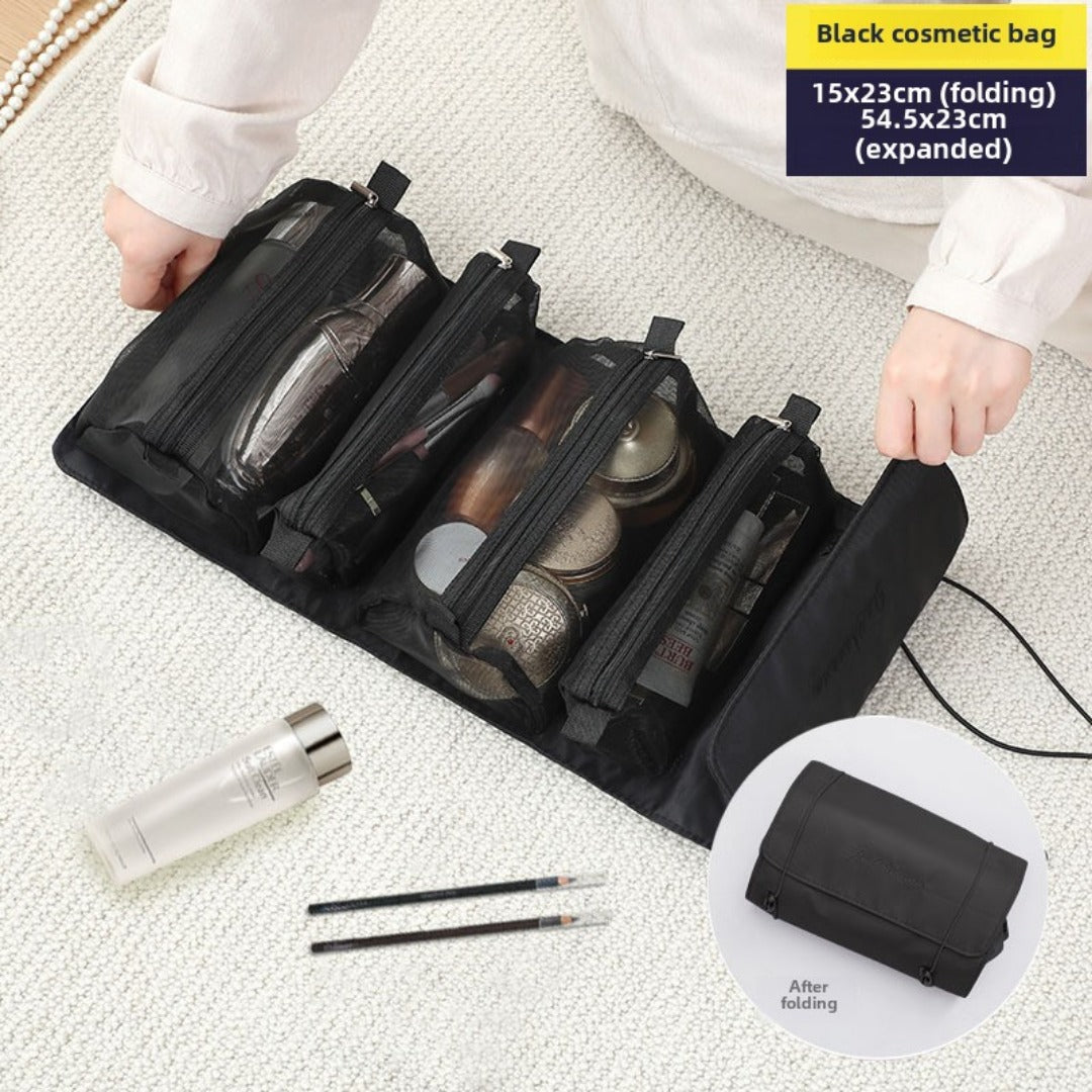 Travel portable large capacity makeup bags