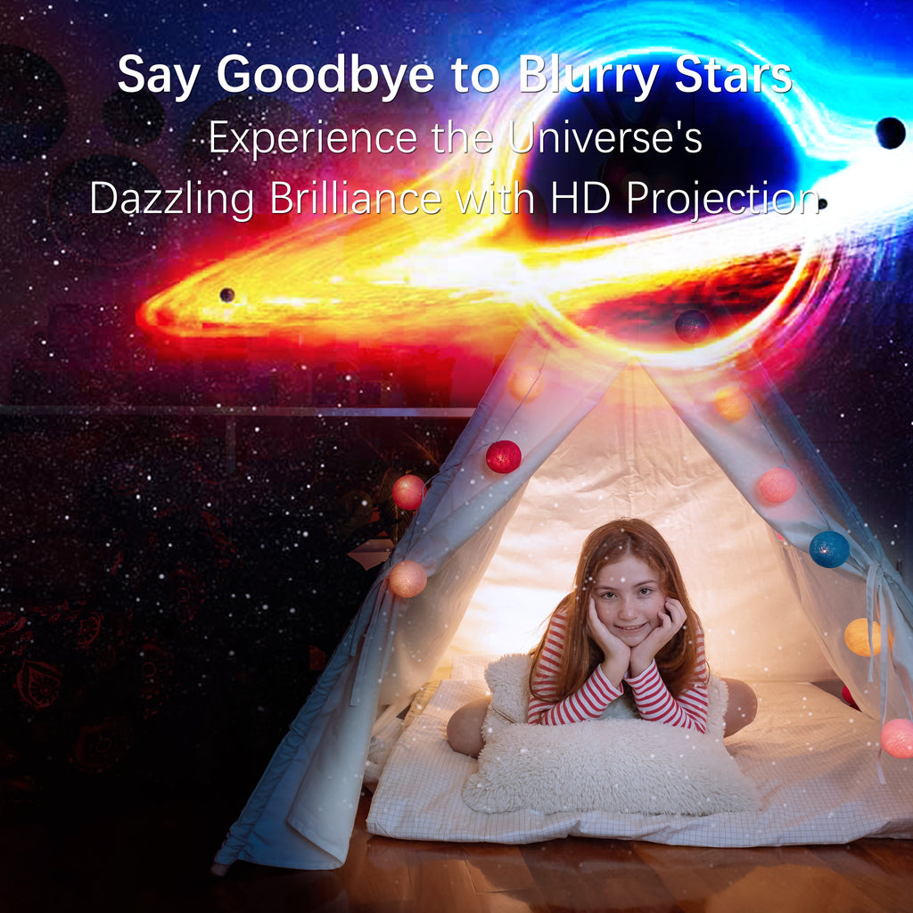 Projector for Bedroom,Space Dog Projector with Bluetooth Speaker