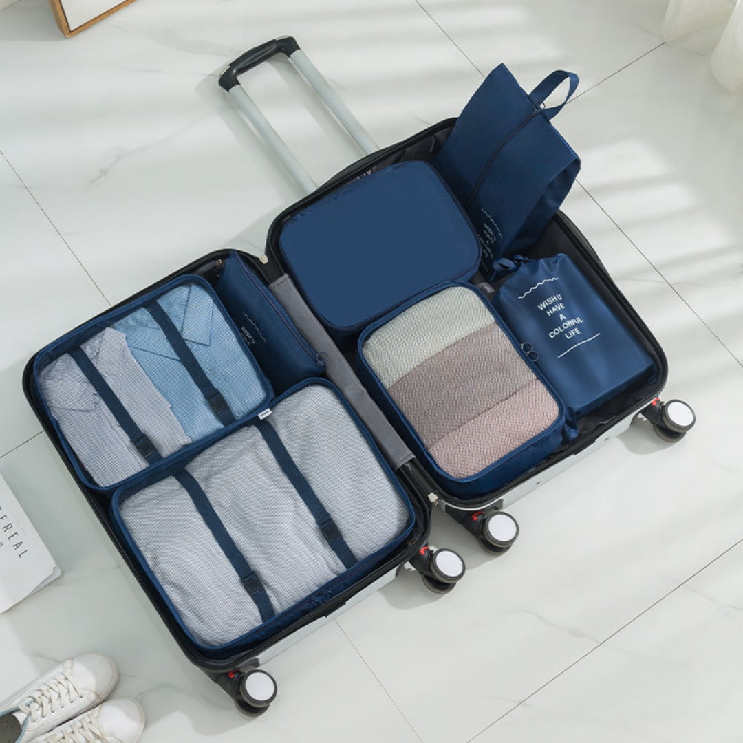7Pcs a set of large-capacity travel bags