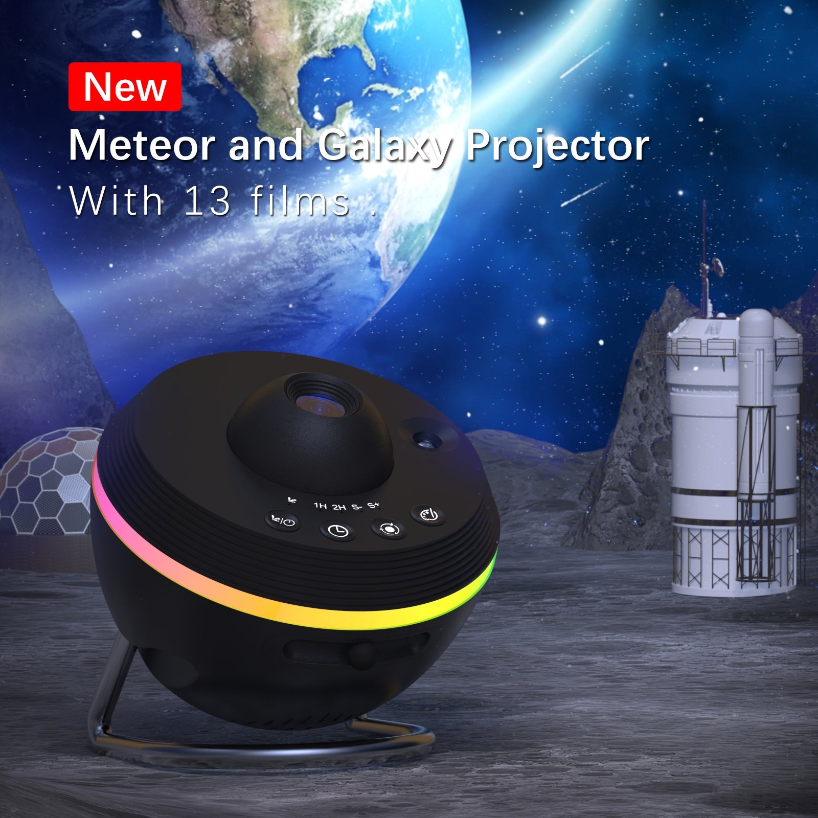 Planetarium Projector Pro for Bedroom, 13 in 1 Star Projector Galaxy Light