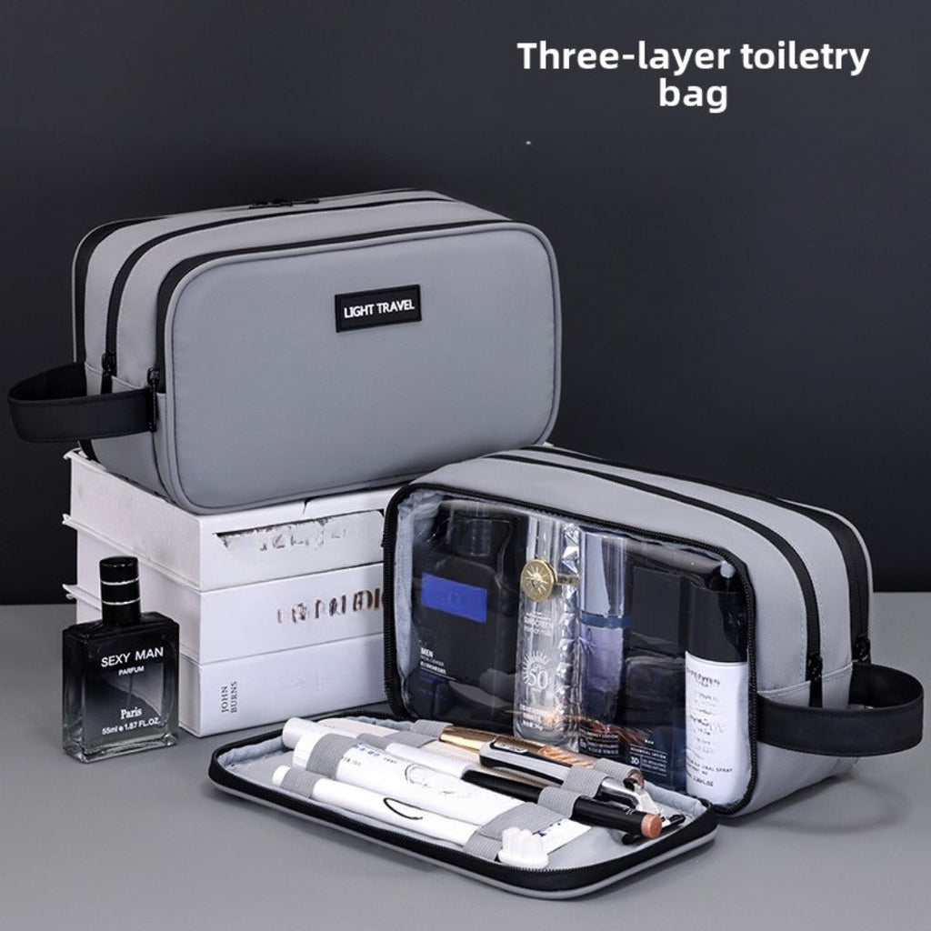 Three-Layer Large-Capacity Men's Toiletry Bag