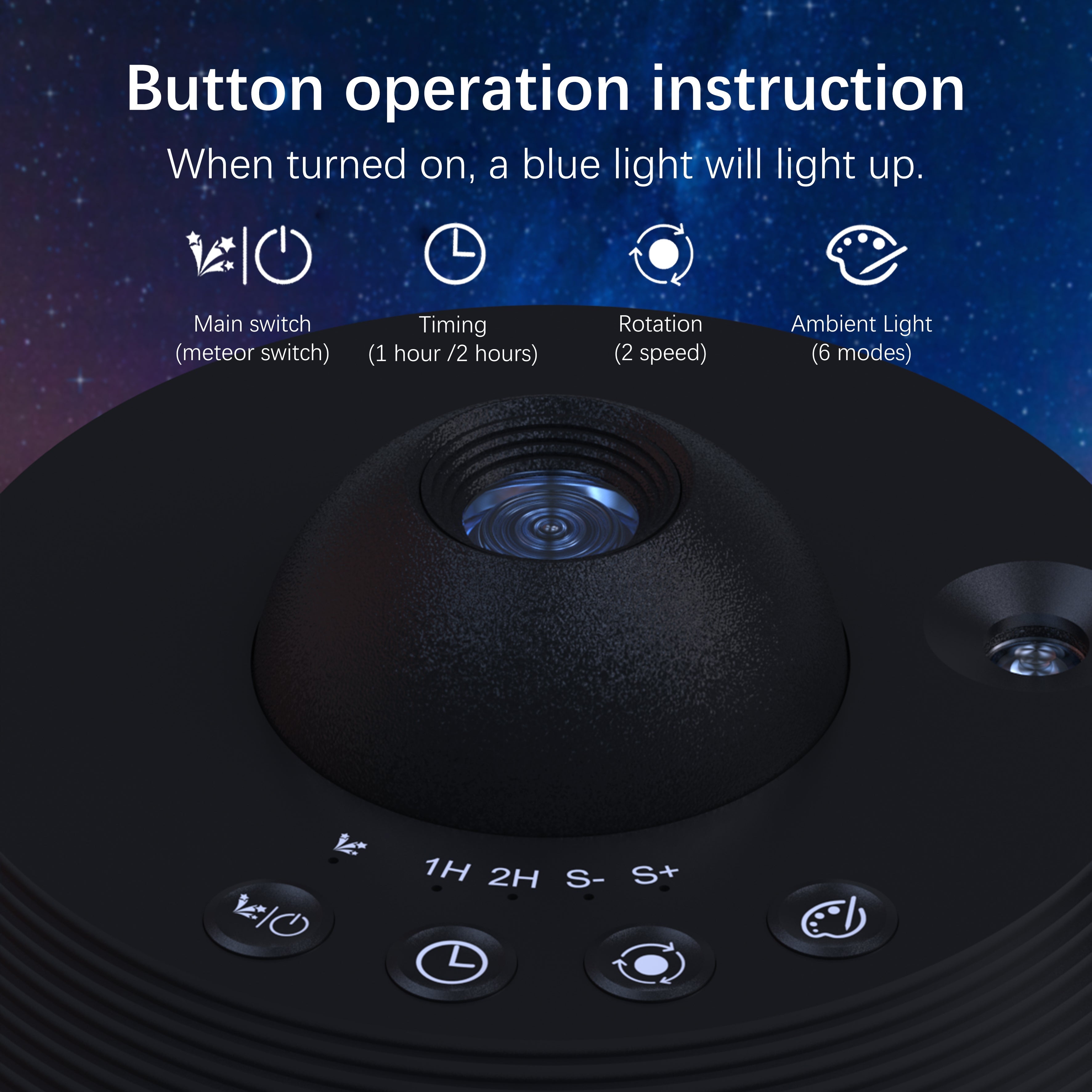 Planetarium Projector Pro for Bedroom, 13 in 1 Star Projector Galaxy Light