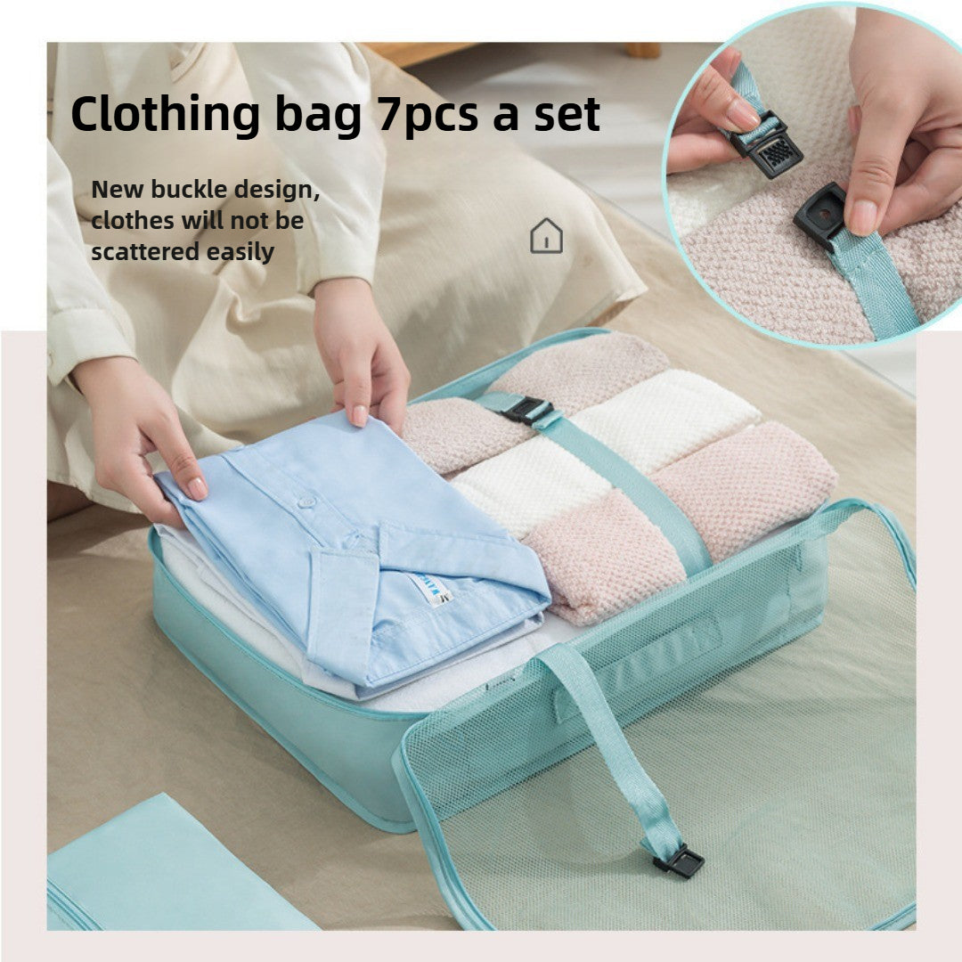 7Pcs a set of large-capacity travel bags