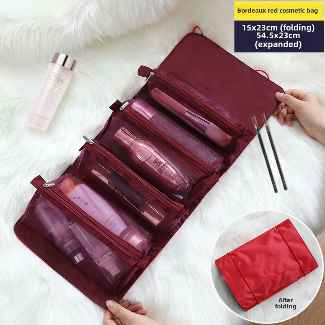 Travel portable large capacity makeup bags