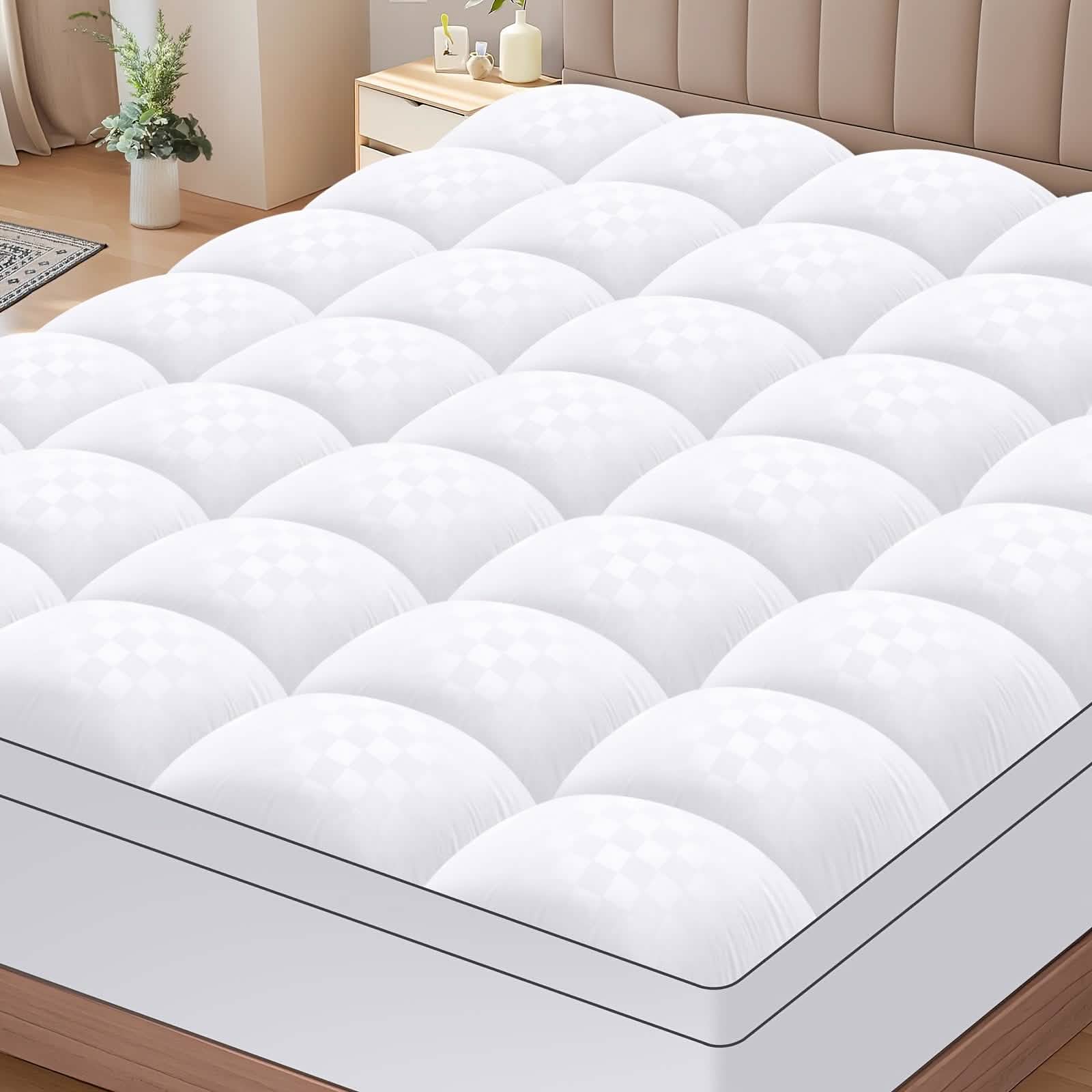 Extra Thick Mattress Topper – Soft, Cooling & Breathable