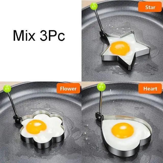 5Pcs Stainless Steel Fried Egg Mold Pancake Mold