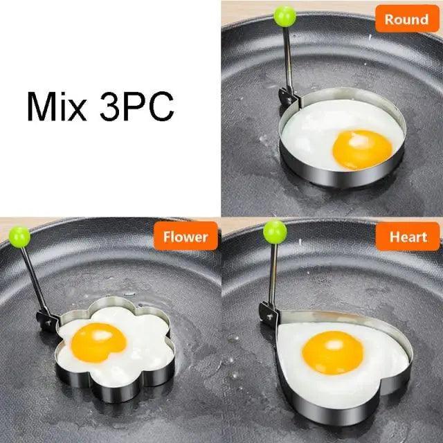 5Pcs Stainless Steel Fried Egg Mold Pancake Mold