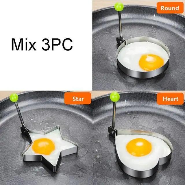 5Pcs Stainless Steel Fried Egg Mold Pancake Mold