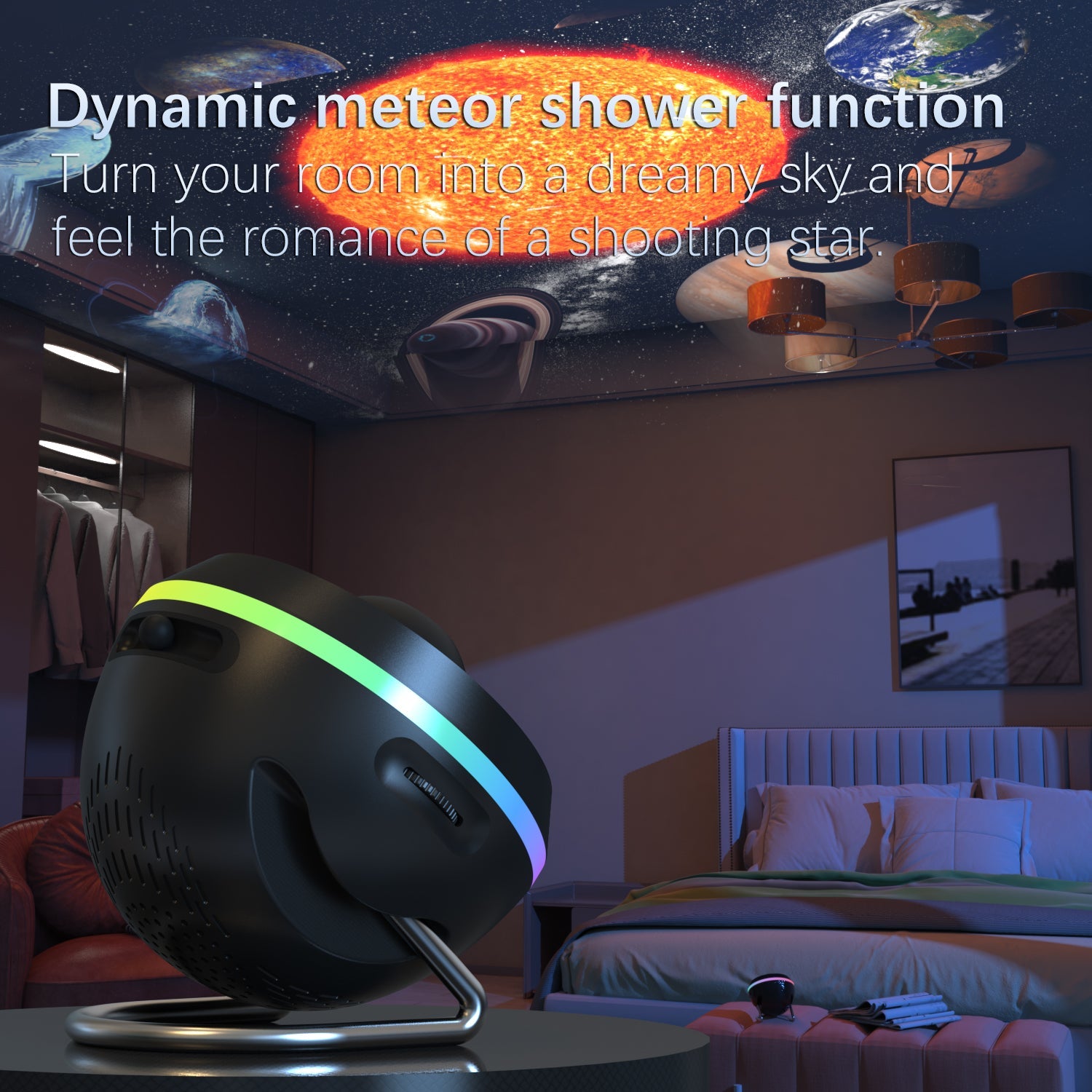 Planetarium Projector Pro for Bedroom, 13 in 1 Star Projector Galaxy Light