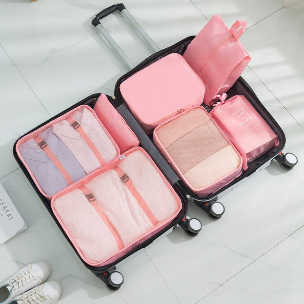 7Pcs a set of large-capacity travel bags