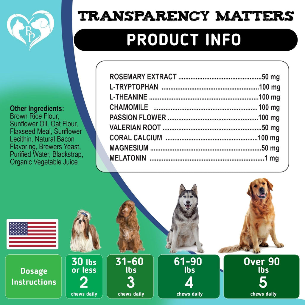 Hemp Calming Chews for Dogs