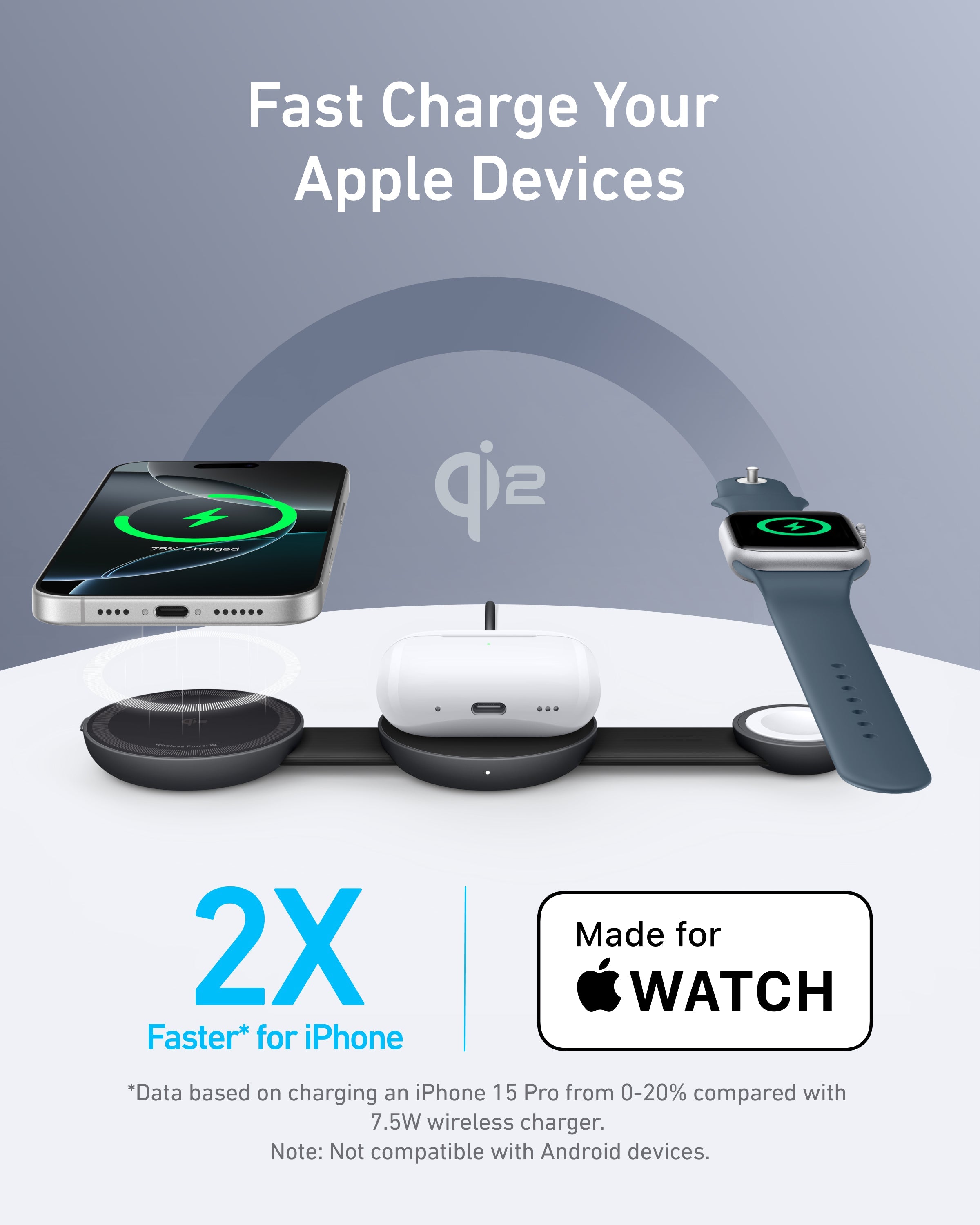 Anker MagGo Wireless Charging Station