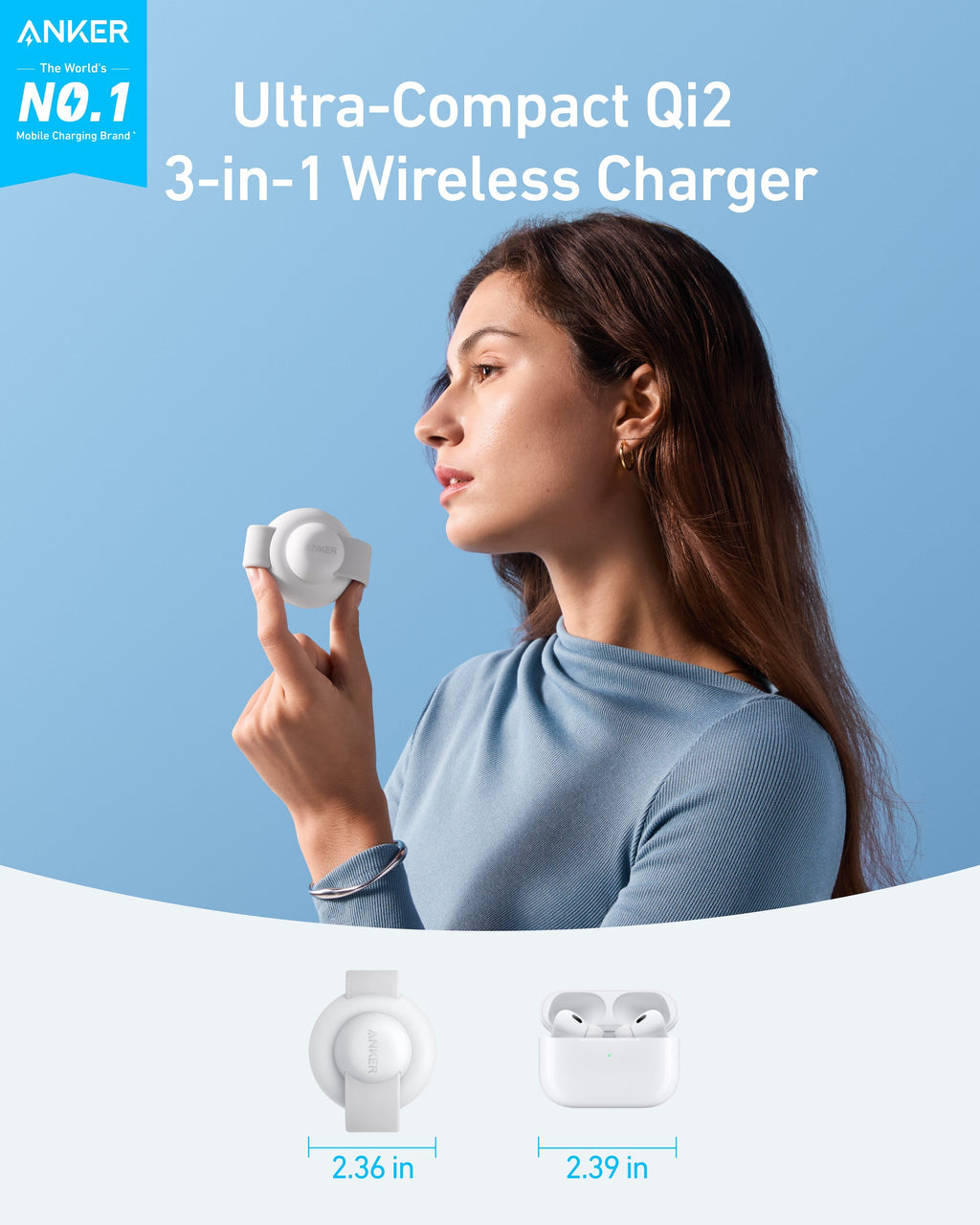 Anker MagGo Wireless Charging Station