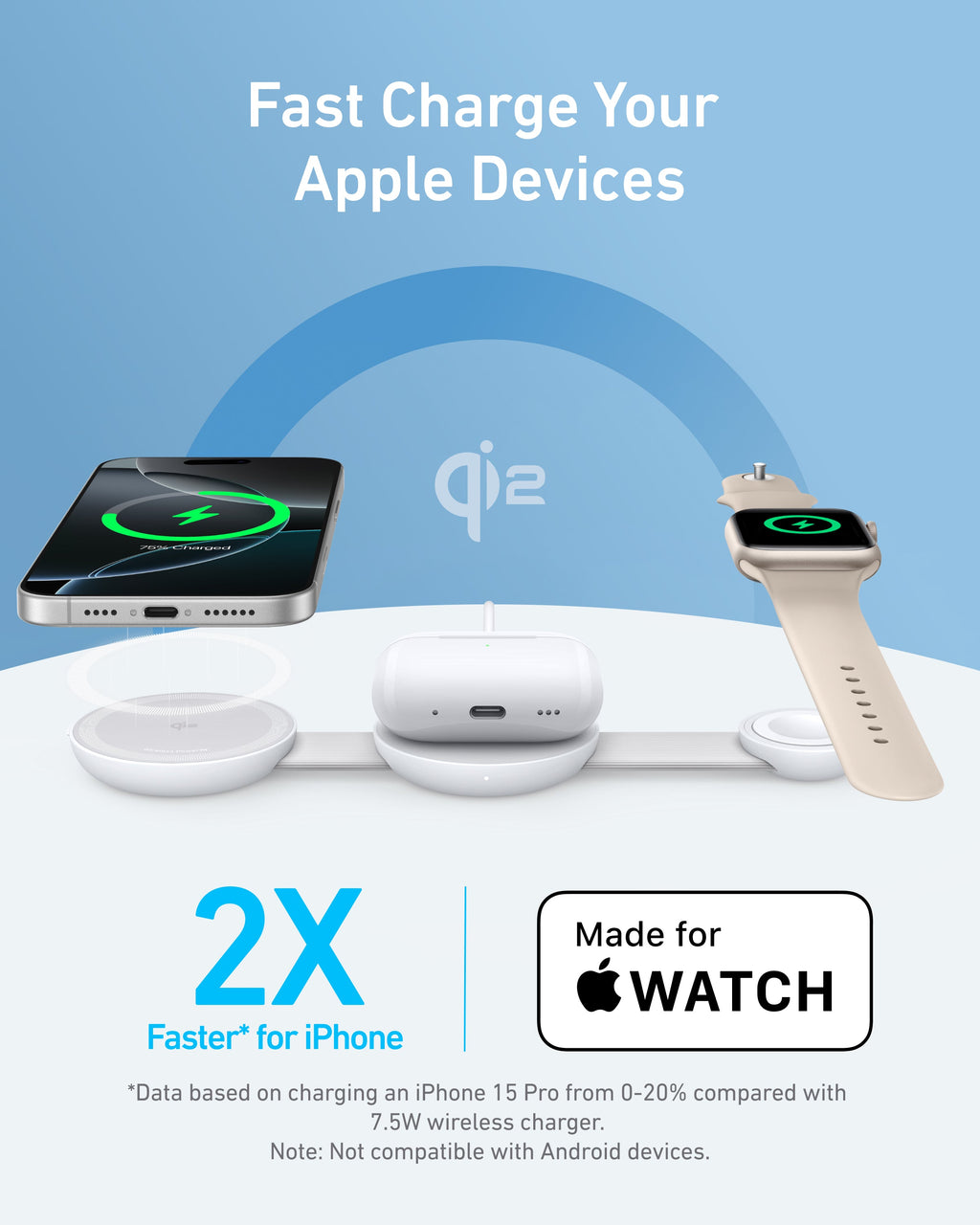 Anker MagGo Wireless Charging Station