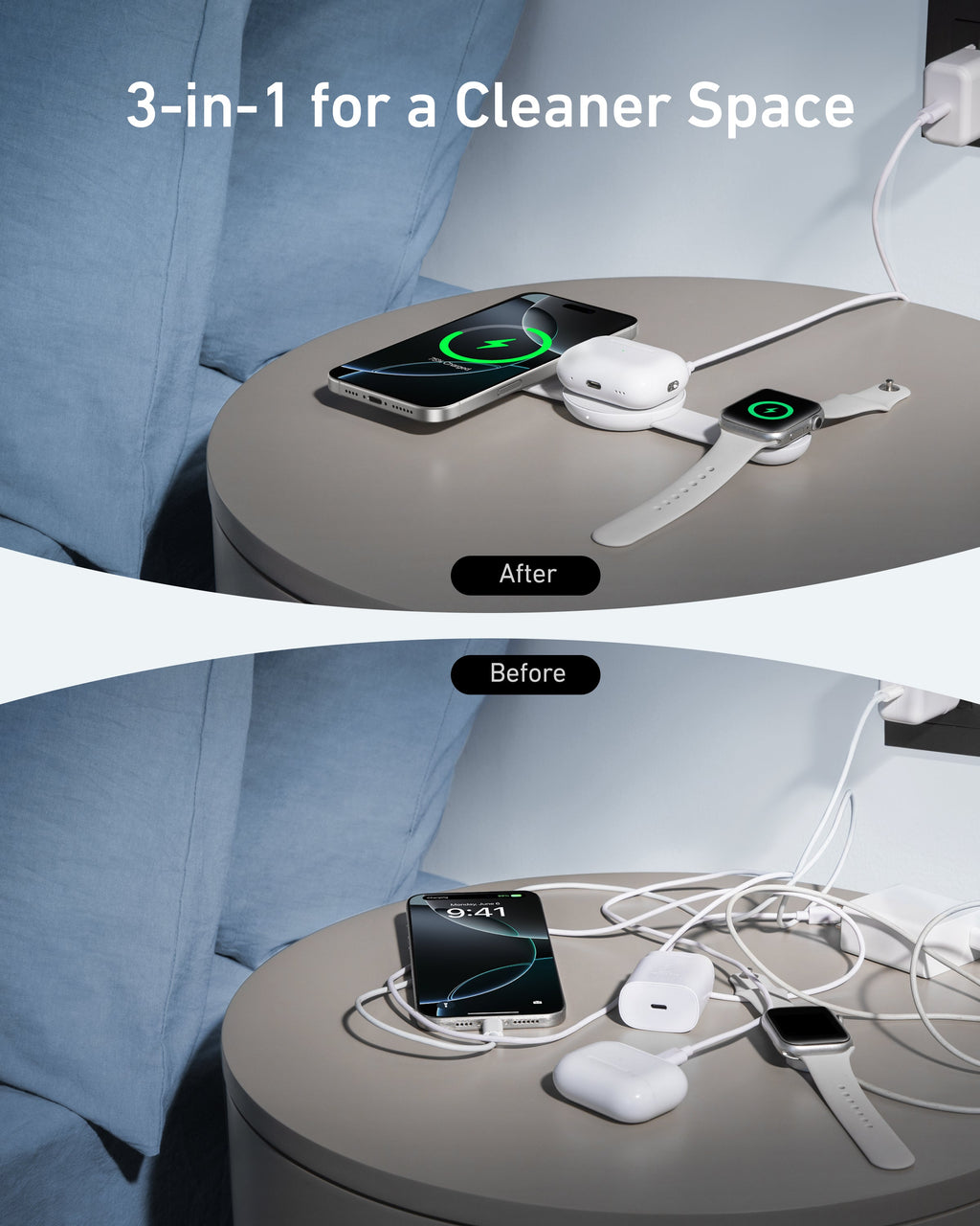Anker MagGo Wireless Charging Station