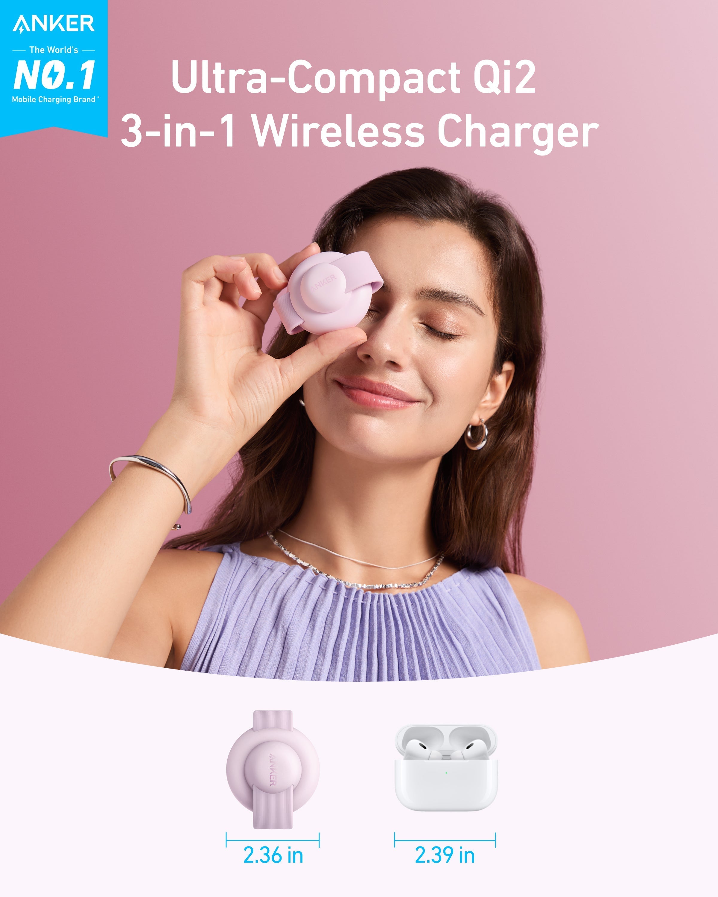 Anker MagGo Wireless Charging Station