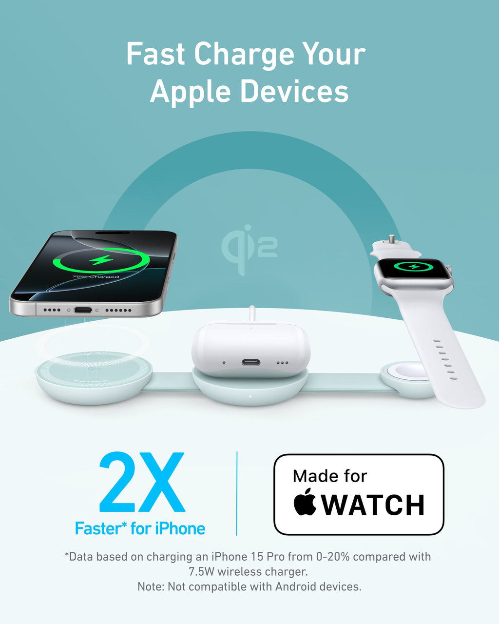 Anker MagGo Wireless Charging Station