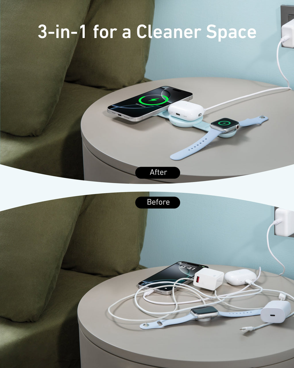 Anker MagGo Wireless Charging Station
