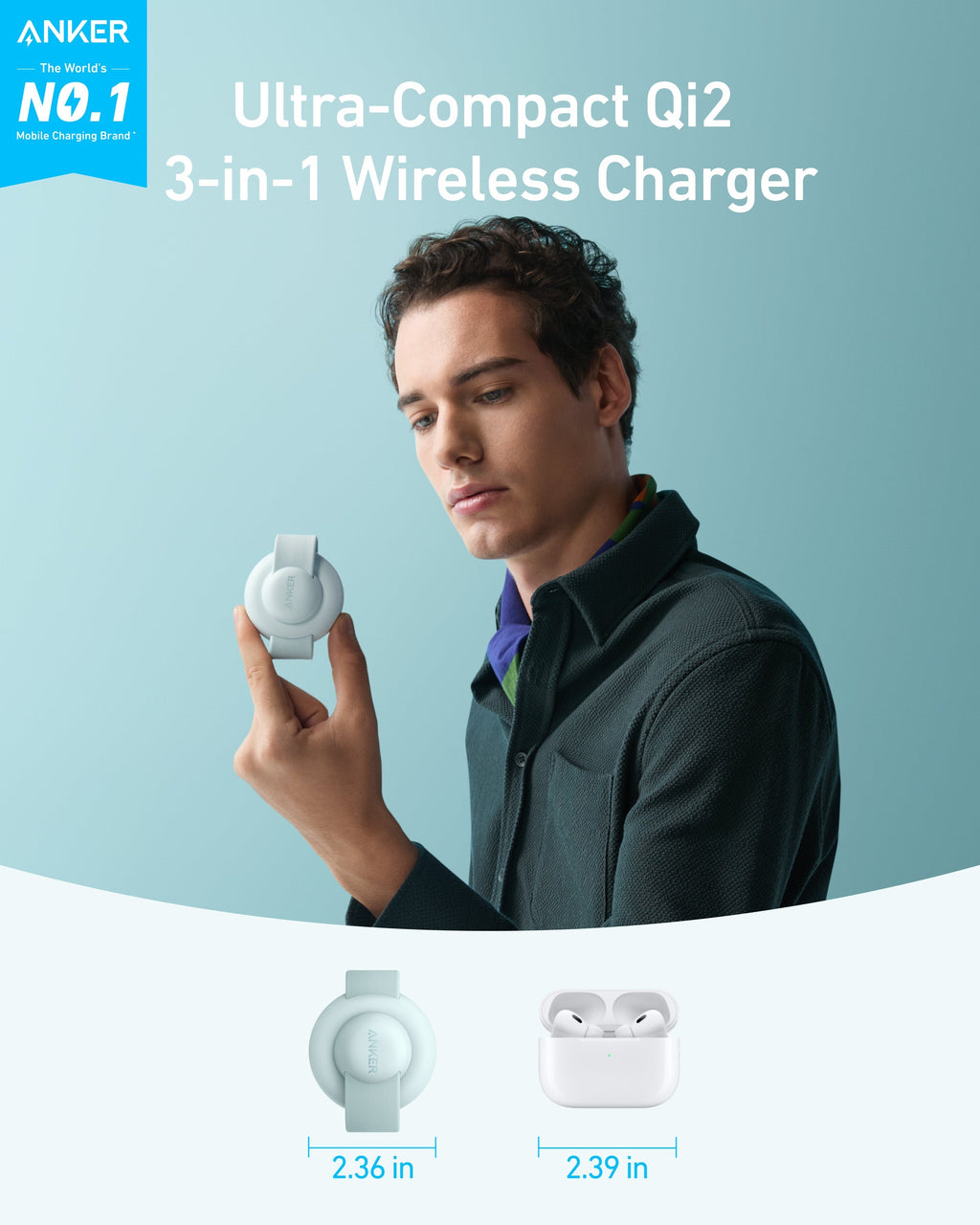 Anker MagGo Wireless Charging Station