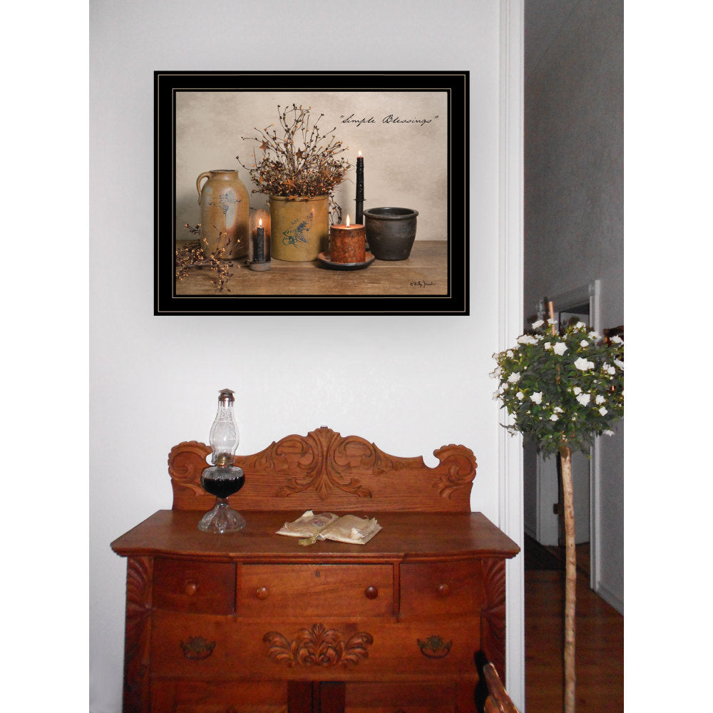 "Simple Blessings" Framed Wall Art by Billy Jacobs