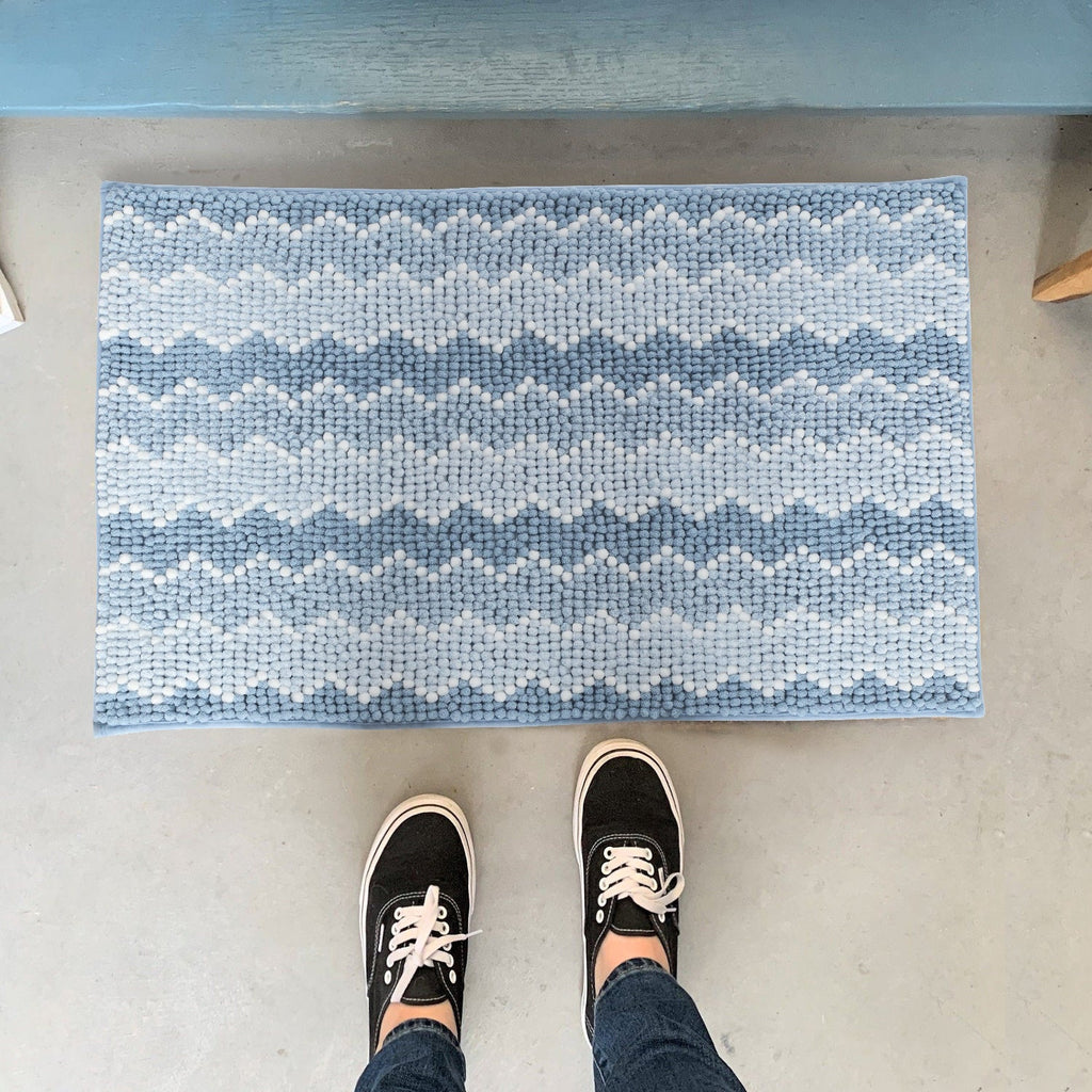 Kasentex Soft Absorbent Durable Non-Slip Bathroom Rug