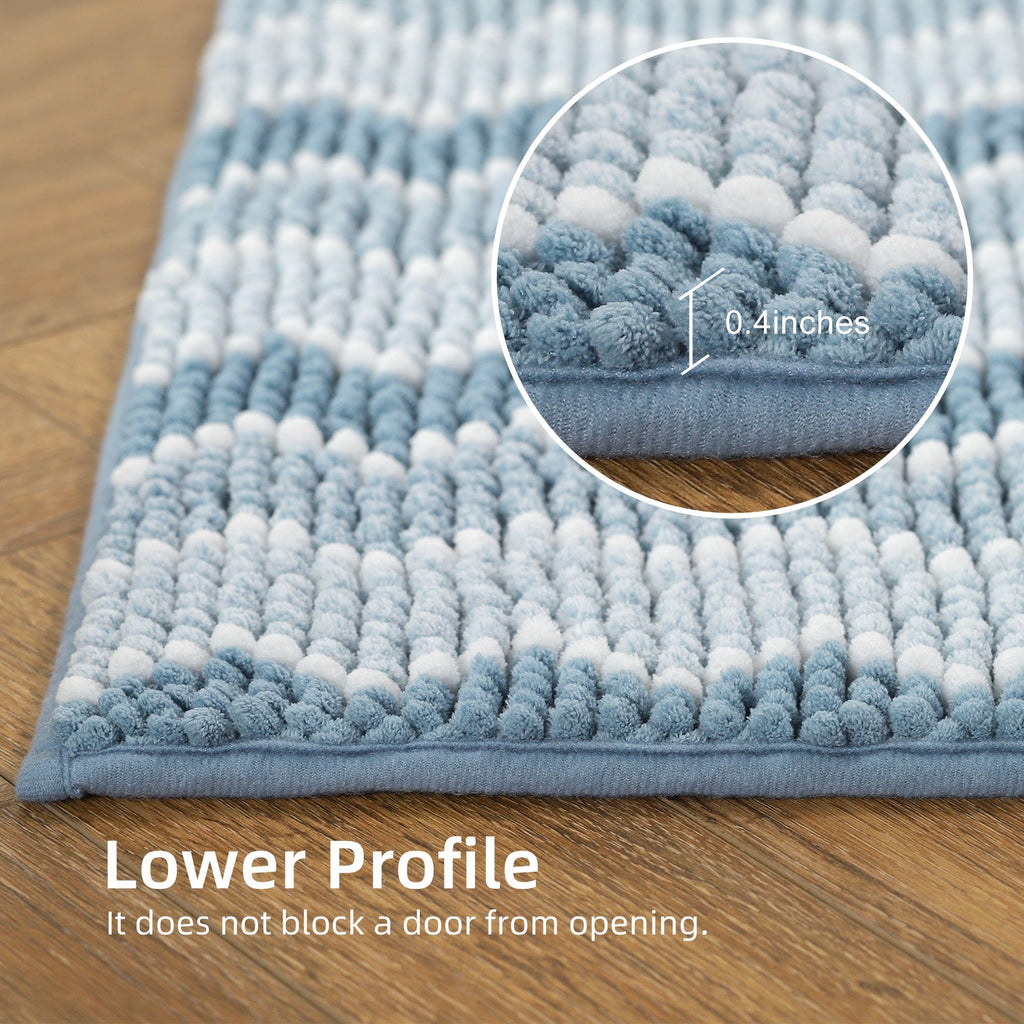Kasentex Soft Absorbent Durable Non-Slip Bathroom Rug