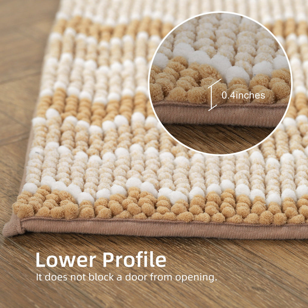 Kasentex Soft Absorbent Durable Non-Slip Bathroom Rug
