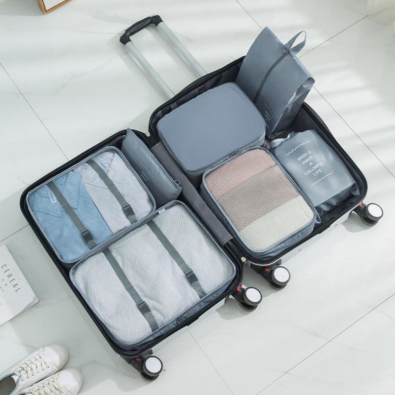 7Pcs a set of large-capacity travel bags