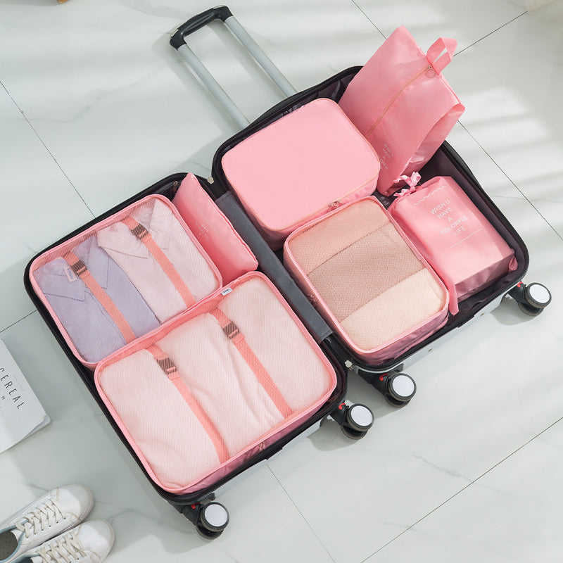 7Pcs a set of large-capacity travel bags