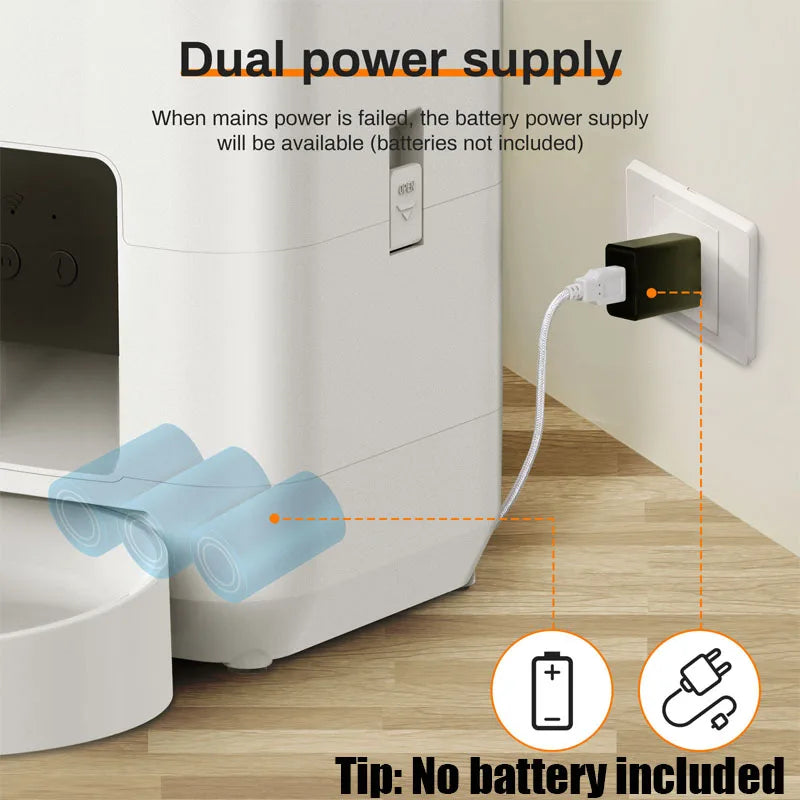 Smart Pet Feeder 2L Automatic Wifi Enabled