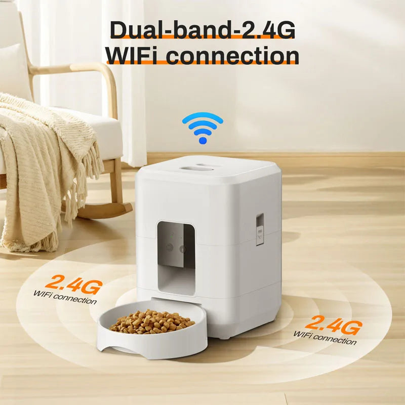 Smart Pet Feeder 2L Automatic Wifi Enabled