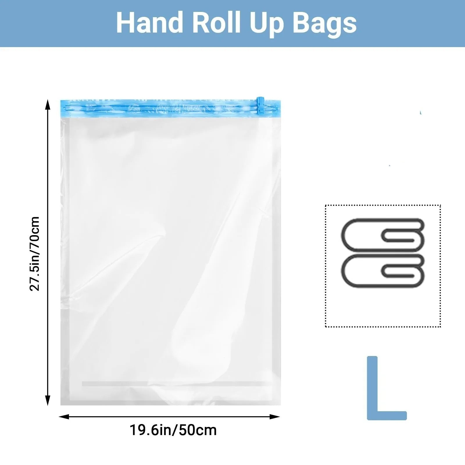 Roll Up Travel Space Saver Storage Bags