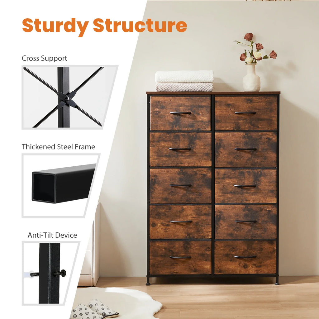 JHK Bedside Table For Bedroom