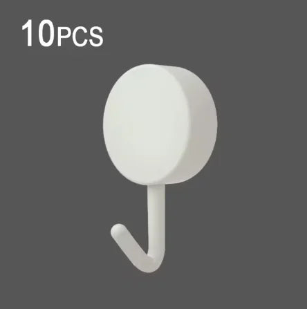 10PCS Self Adhesive Wall Hook Strong Without Drilling