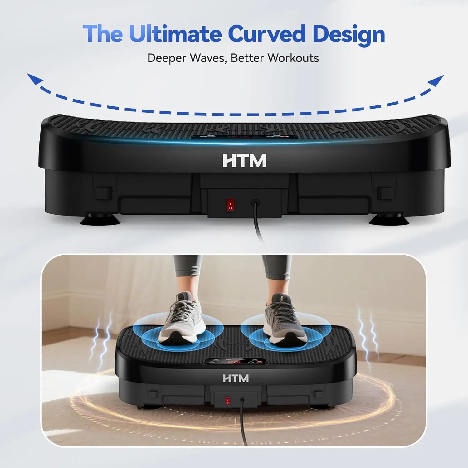 Vibration Plate Fitness Multi-Function Vibration Trainer
