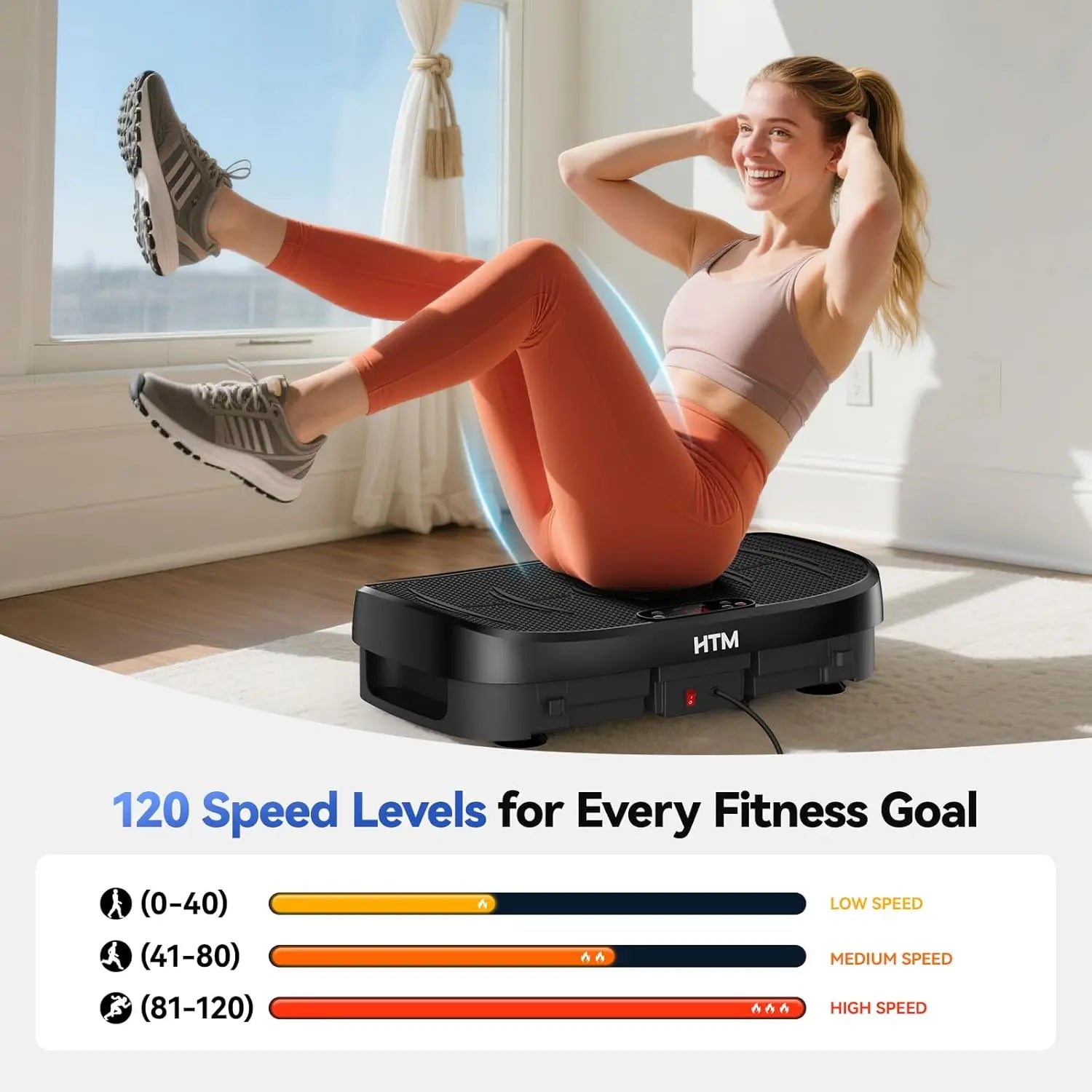 Vibration Plate Fitness Multi-Function Vibration Trainer