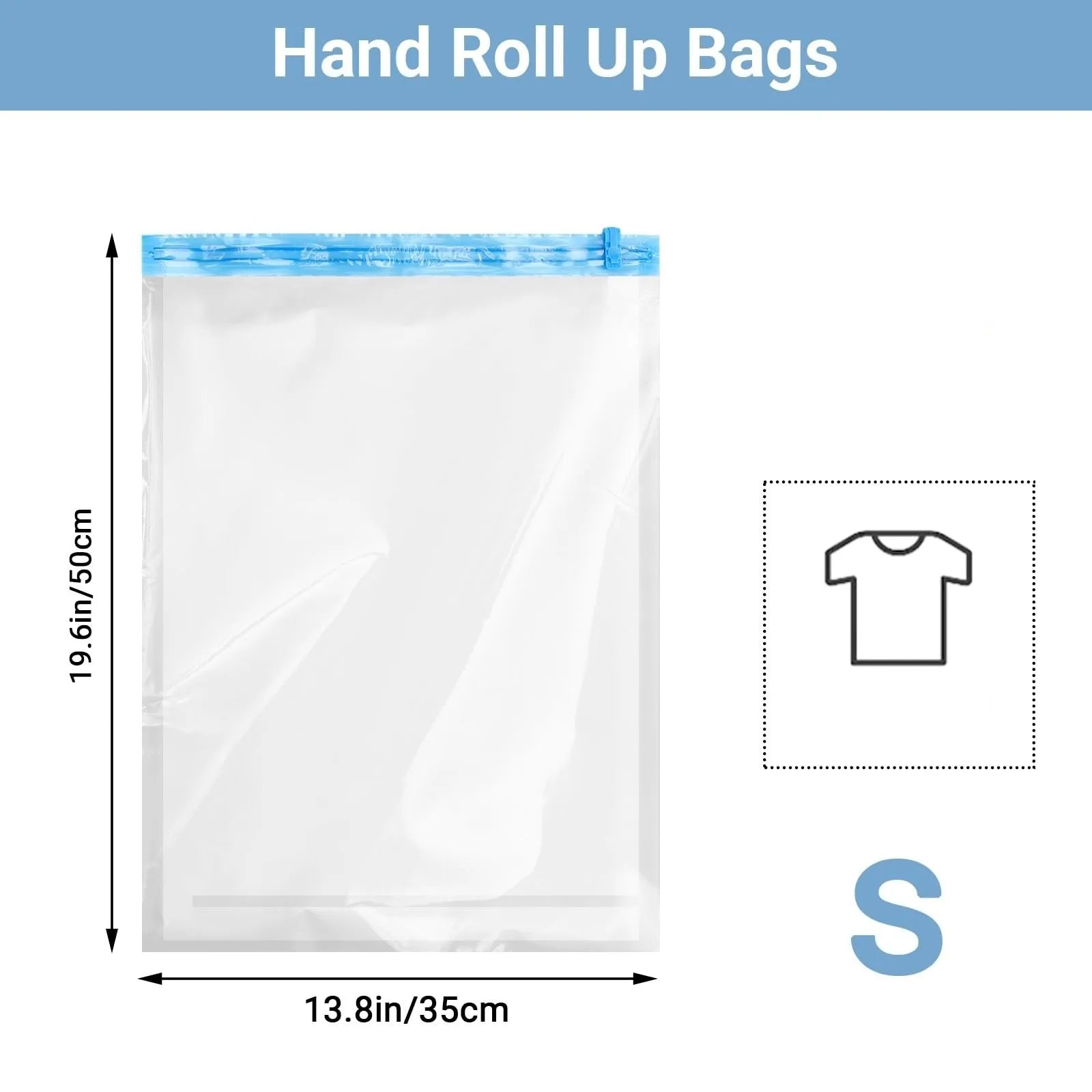Roll Up Travel Space Saver Storage Bags