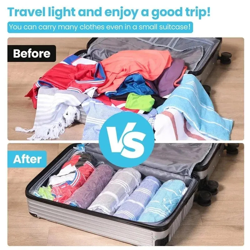 Roll Up Travel Space Saver Storage Bags