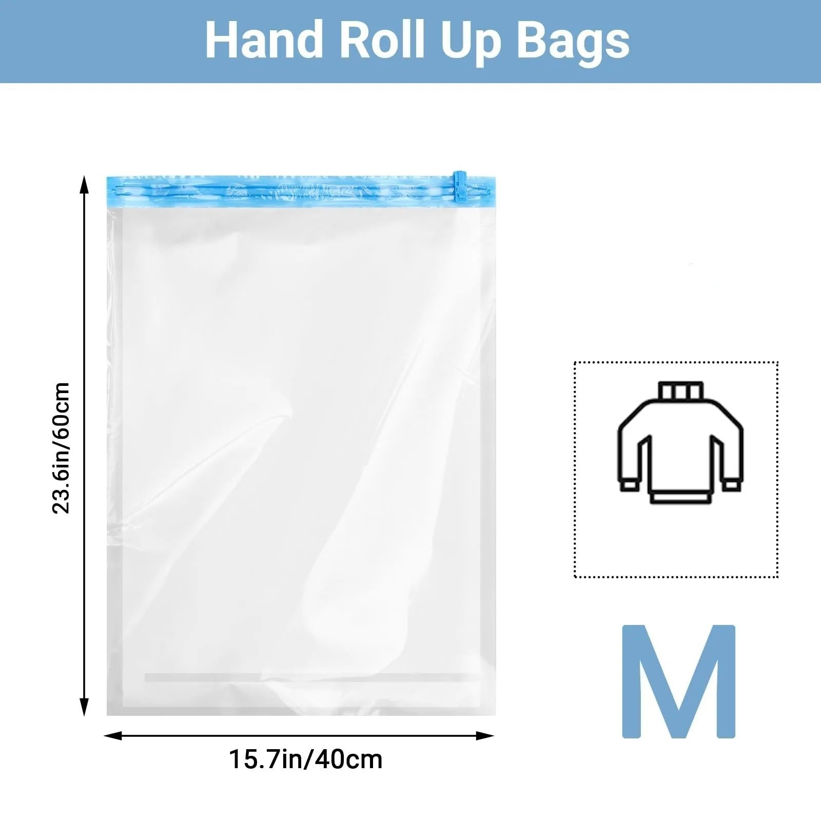 Roll Up Travel Space Saver Storage Bags