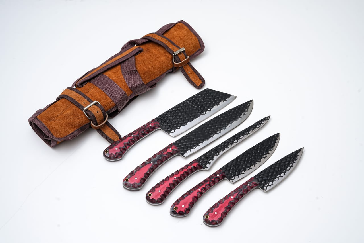 5-Piece Hand-Forged Kitchen Knife Set