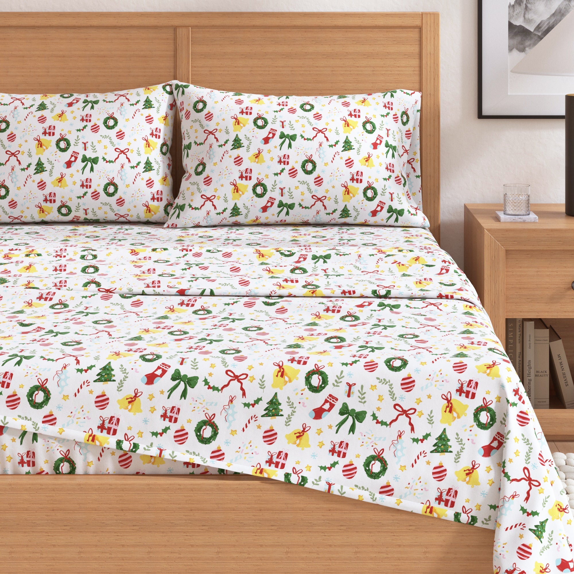 Turkish Cotton Christmas Flannel Sheet