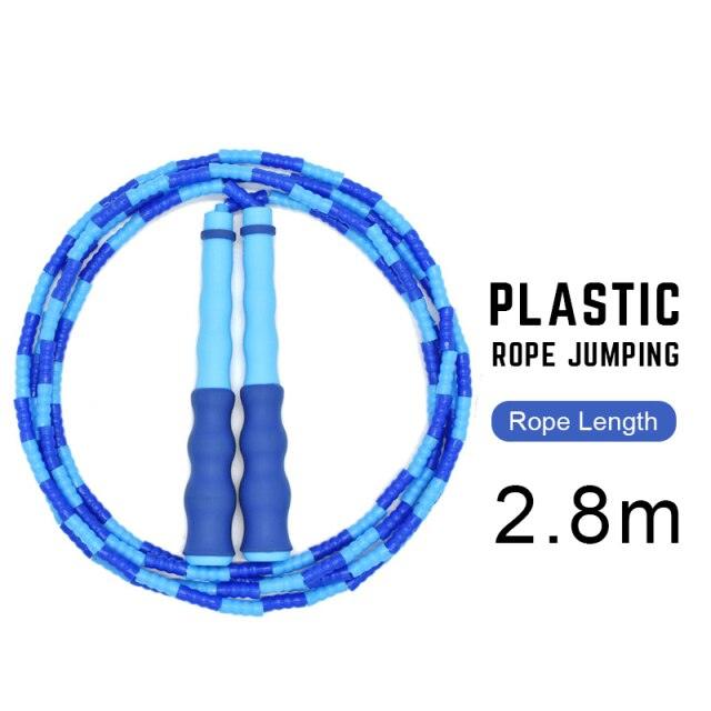 Adult Children Jump Skipping Rope