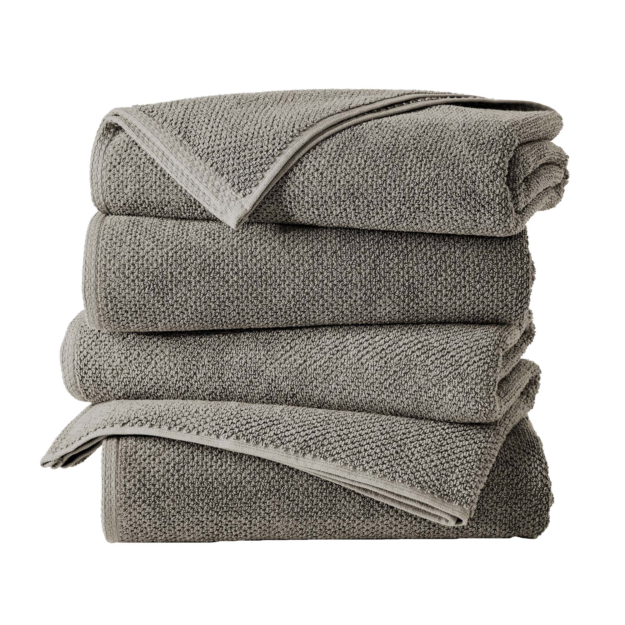Cotton Textured Bath Towel Set