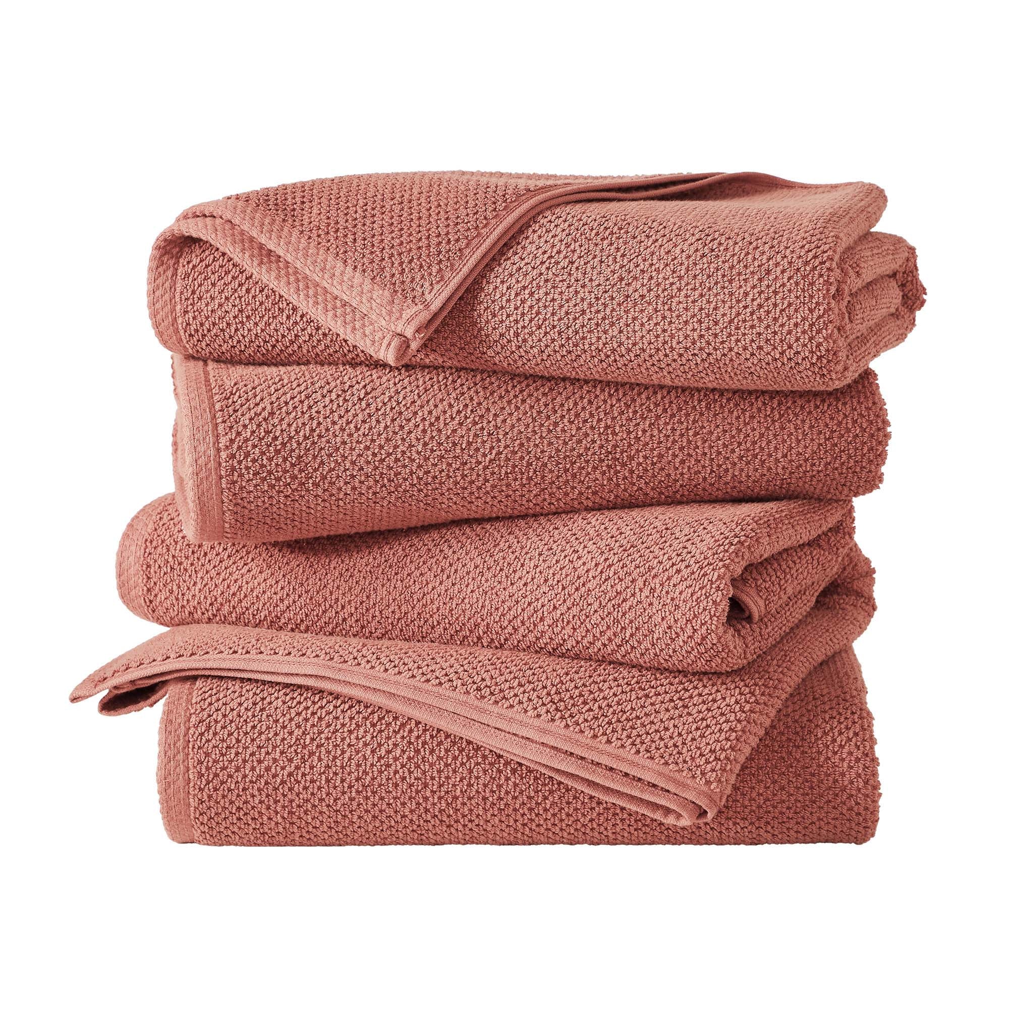 Cotton Textured Bath Towel Set