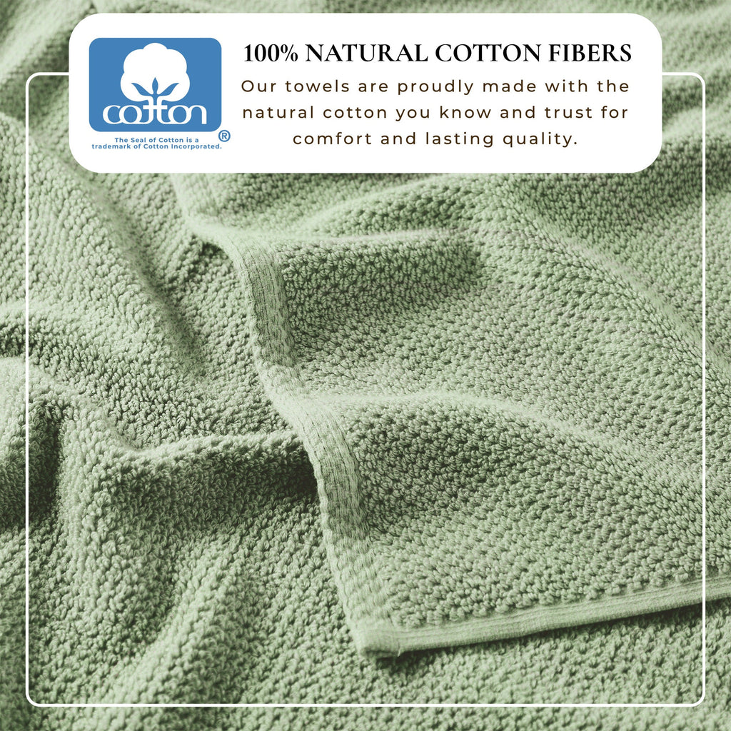 Cotton Textured Bath Towel Set