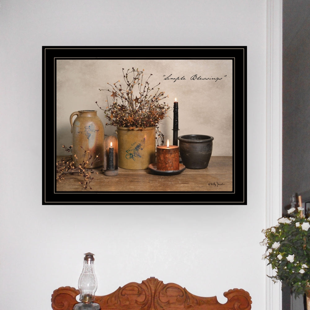 "Simple Blessings" Framed Wall Art by Billy Jacobs