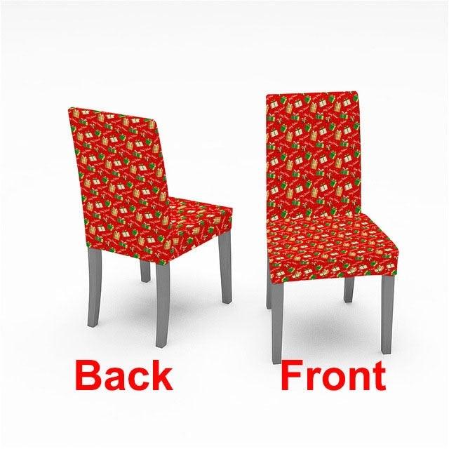 Christmas Chair Cover Stretch Spandex