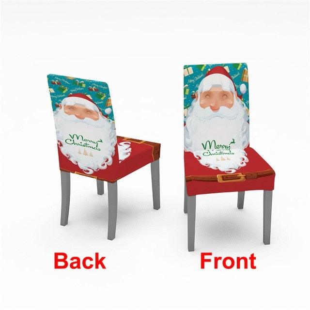 Christmas Chair Cover Stretch Spandex