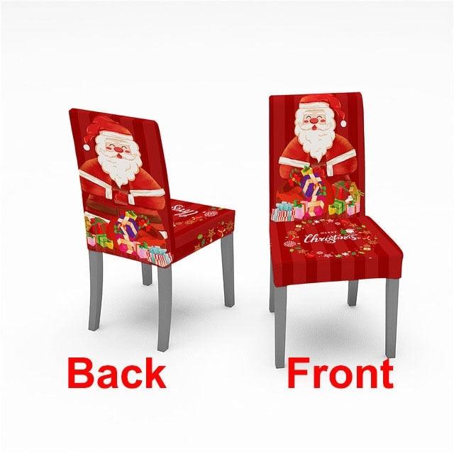 Christmas Chair Cover Stretch Spandex